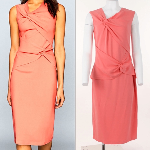 Reiss Alex Sleeveless Twist Front Bodycon Dress | eBay