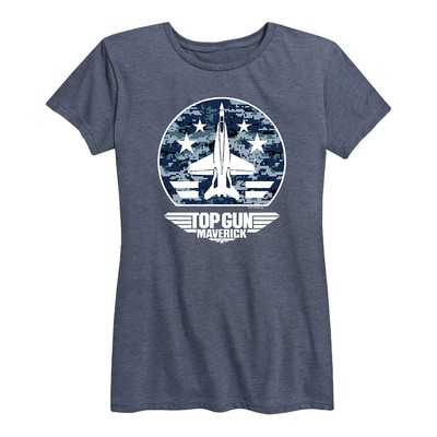 

Женская футболка Top Gun Maverick, Heather blue