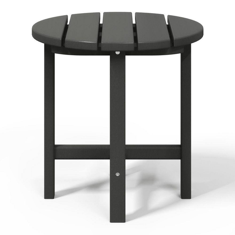 Outdoor Side Table HDPE Poly Patio End Table Weather Resistant UV Protected Deck