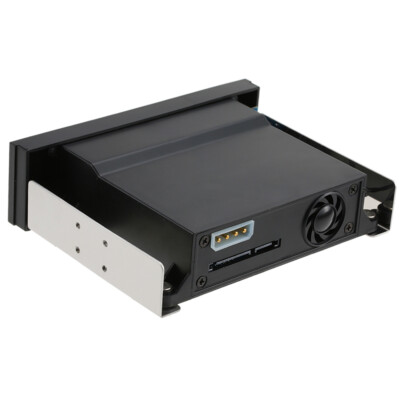 5.25'' Single Bay Tray Less Hot-Swap Mobile Rack for 2.5'' 3.5'' SATA HDD SSD C2L8