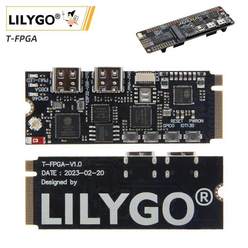 ® T-FPGA ESP32-S3 Development Board M.2 Slot FPGA GW1NSR-LV4CQN48PC6/I5 low-powe