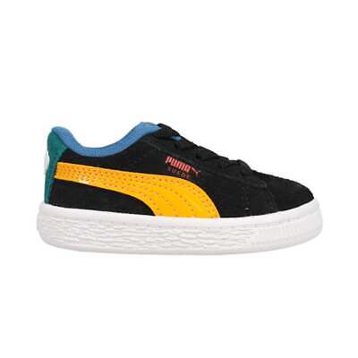 Черные кроссовки Puma Suede Garfield Ac Inf Boys Повседневная обувь 384555-01