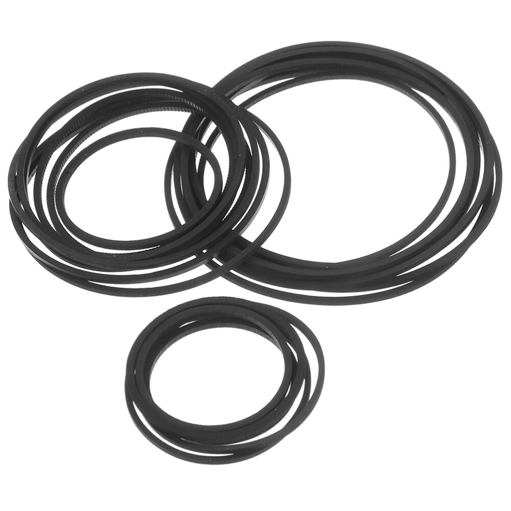 60pcs Cassette Player Belt Replacement Rubber Cassette Deck Belt For Recorder