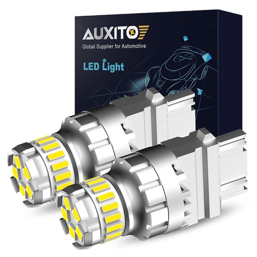 AUXITO 3157 3156 3057 4157 LED Reverse Brake Turn Signal Light Bulb 6500K White