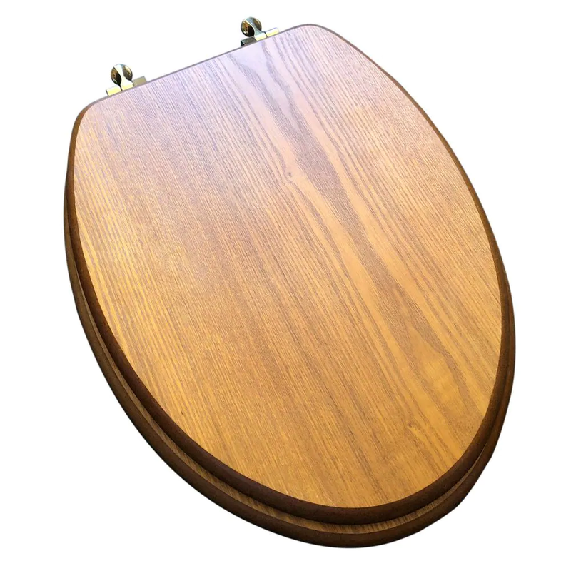 With Cover And Brass Hinge In Light Oak
