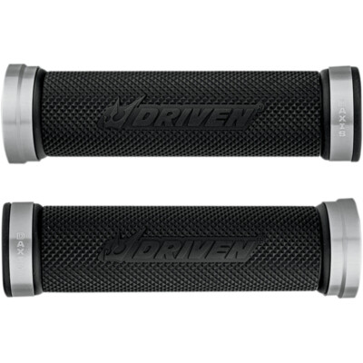 Driven Racing Silver/Black D-Axis Grips | DXG-SL