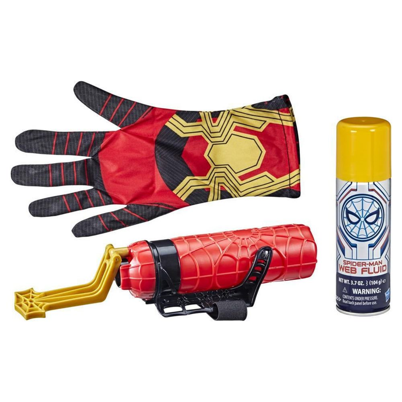 Hasbro Marvel Spider-Man Super Web Slinger Role-Play Toy, with Web Fluid, Shoots