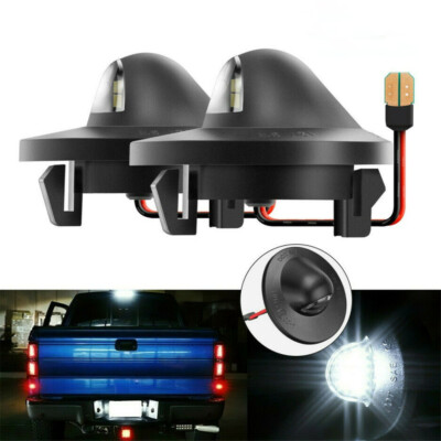 2x LED License Plate Light Replacement for Ford F150 F250 F350 1990-2014