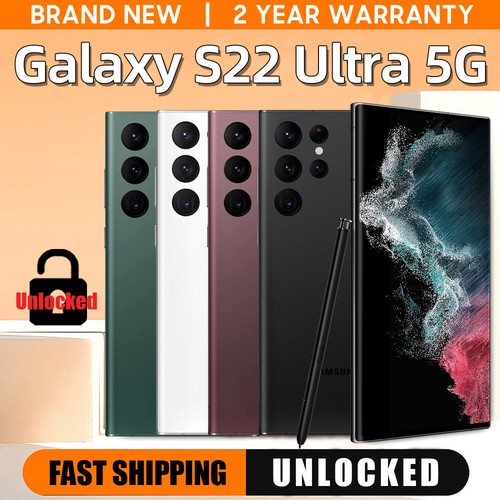 NEW SAMSUNG GALAXY S22 ULTRA UNLOCKED ALL CARRIER S908U1 ALL COLOR