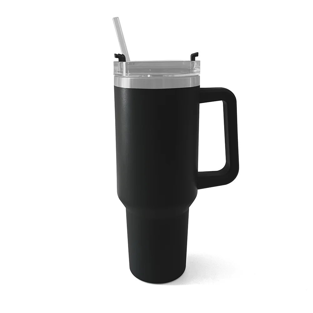 40oz Stainless Steel Vacuum Insulated Tumbler With Lid And Straw