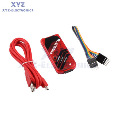 PICkit3 Microchip Original MPLAB PICkit 3 PIC In-Circuit Debugger Programmer US