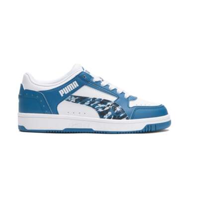 Puma Rebound Joy Lo Camo Lace Up Youth Boys Белые кроссовки Повседневная обувь 3917330