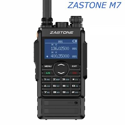 Zastone M7 Walkie Talkies Dual Band UHF 400-480MHz/ VHF 136-174MHz Two Way Radio