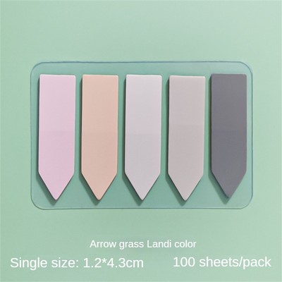 100PCS/Set Posted It Transparent Sticky Notes Self-Adhesive BookMarkers Annotati