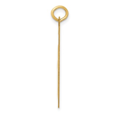 Pre-owned Diamond2deal 14k Yellow Gold Smiley Face Charm Pendant L-1.19 Inch, W-0.99 Inch 1.78 Gram
