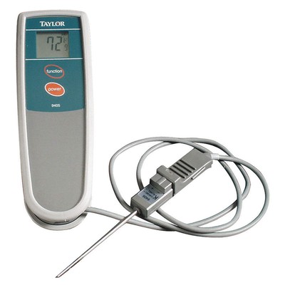 TAYLOR 9405 Digital Food Service Thermometer,8'' L 14F318
