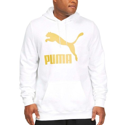 

Толстовка с капюшоном Puma Classics Logo Fl S Big Tall Mens White Athletic Casual 533304-57, Белый, Puma Classics Logo Hoodie Fl S Big Tall