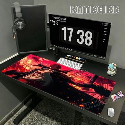 One Piece Luffy Anime Mouse Pad Gaming Rug Laptop Desk Mat Natural Rubber 2mm