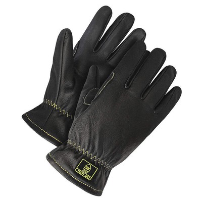 BDG 20-1-10751-S Leather Gloves,Goatskin Palm 55LD49