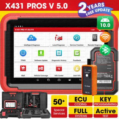 2024 LAUNCH X431 Pro V5.0 PRO3S+ Bidirectional Car Diagnostic Scanner Key Coding