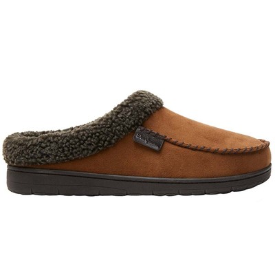 

Мужские коричневые повседневные тапочки из микрофибры Dearfoams Brendan 80303-DCOM-00243, Коричневый, Dearfoams Brendan Microfiber