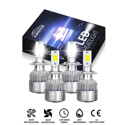 For Renault Koleos 2011 2012-2017 LED Headlights Bulbs Combo Kit High / Low Beam