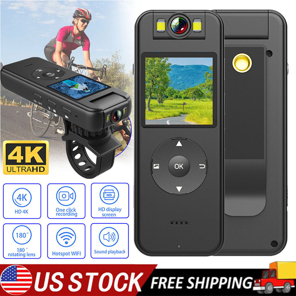 Audio Video Dvr Cam Mini Police Body Worn Camera W/clip Us
