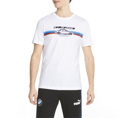 Футболка Puma Bmw M Motorsport с круглым вырезом и коротким рукавом, мужская, размер XXL