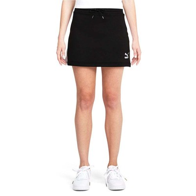 

Мини-юбка трапециевидной формы Puma Iconic T7 женская черная повседневная 531848-01, Черный