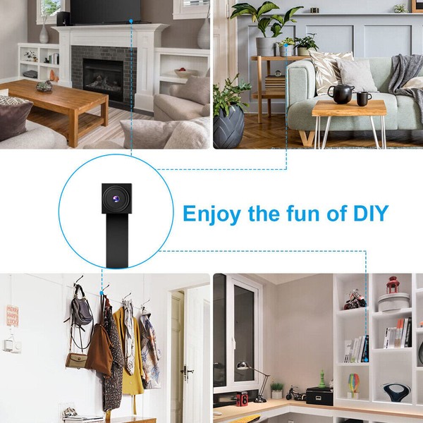 1080p Nanny Cam WiFi 4K HD Wireless Mini Hidden Pinhole Screw Camera DVR - Image 9