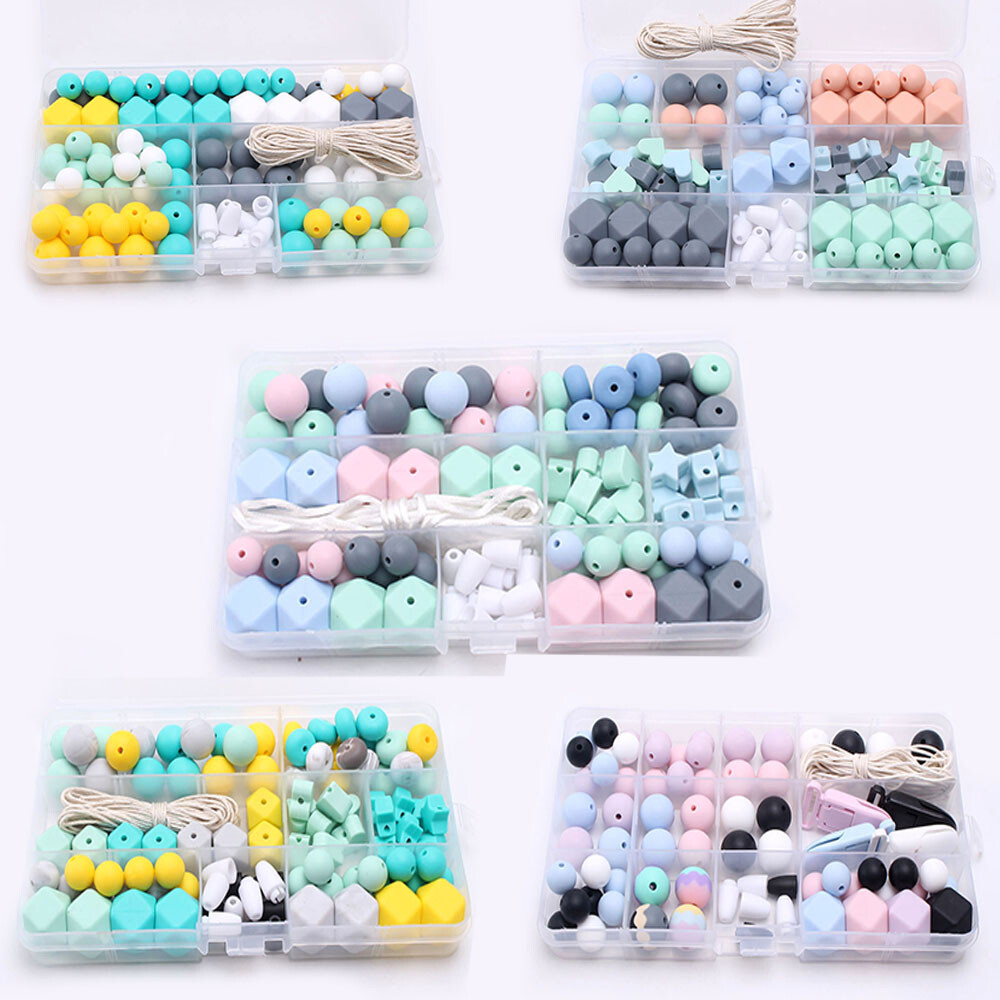 diy silicone bead teether