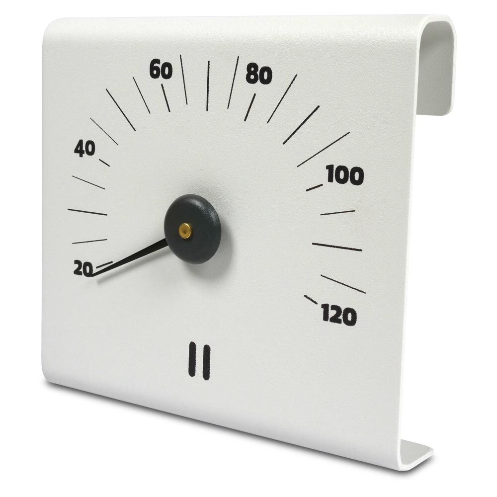 Rento Sauna Thermometer aluminium WEI...