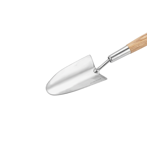 Berry&Bird Garden Tools Stainless Steel Border Hand Shovel Medium Handle Shovel
