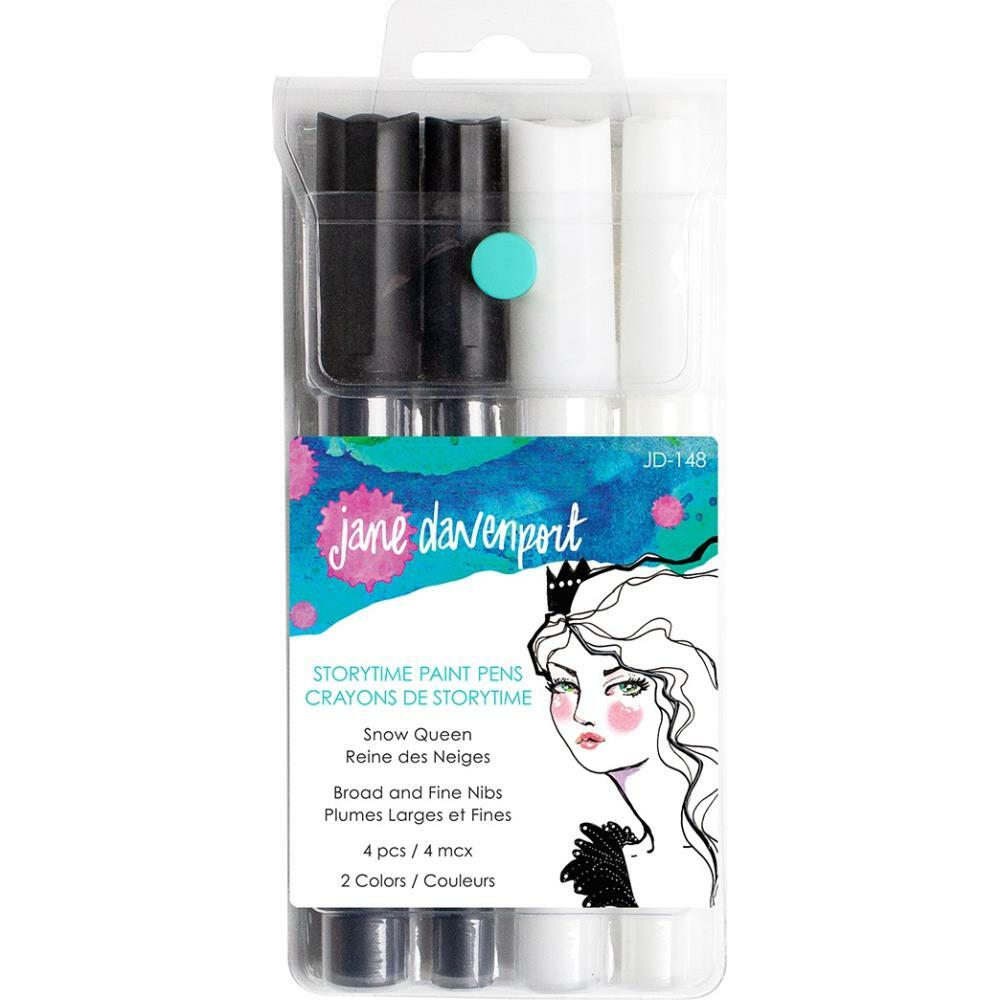 Jane Davenport STORYTIME ACRYLIC PAINT PENS - SNOW QUEEN 4pk - Mix Media JD148
