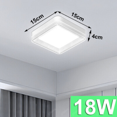 LED Deckenlampe Panel Deckenleuchte Schlafzimmer Bad Wohnzimmer Flurlampe IP44