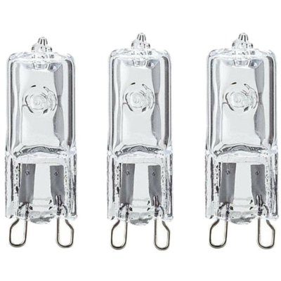 3er Set Nice Price 3921 Halogenstiftsockel G9 Leuchtmittel 3 x 20 