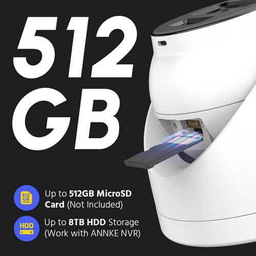 ANNKE 12MP 8CH NVR POE IP Security Camera System Audio Outdoor Color Night IP67