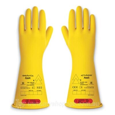 Ansell ActivArmr Electrical Protection Glove Type 1 Class 0 Size 9 - Yellow