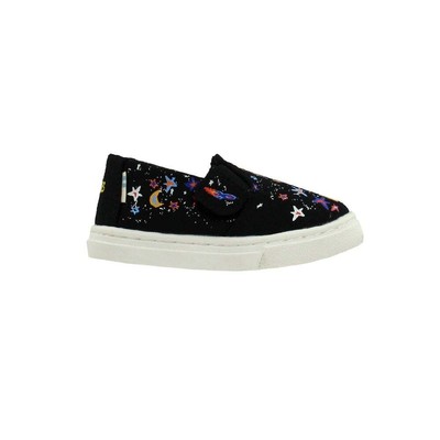 Черная повседневная обувь для мальчиков TOMS Luca Slip On Kids 10012903