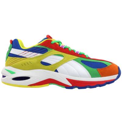 

Puma Cell Speed Mix Мужские белые, желтые кроссовки Повседневная обувь 371801-01, White;yellow, Puma Cell Speed Mix