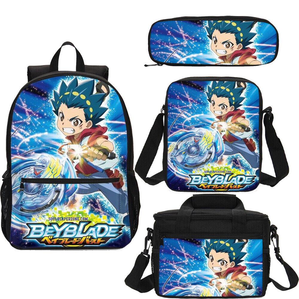 Anime Inuyasha Kids Gift School Backpack Insulated Lunch Sling Bags Pen Case Lot
