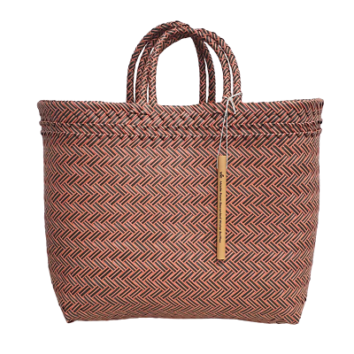 Plastic woven tote bag clearance