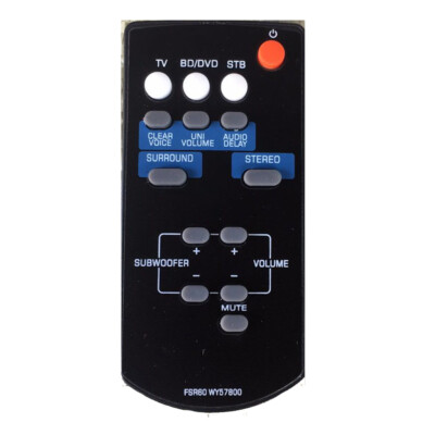 New FSR60 WY57800 For Yamaha Sound Bar Remote Control WY57800 YAS101 YAS101BL