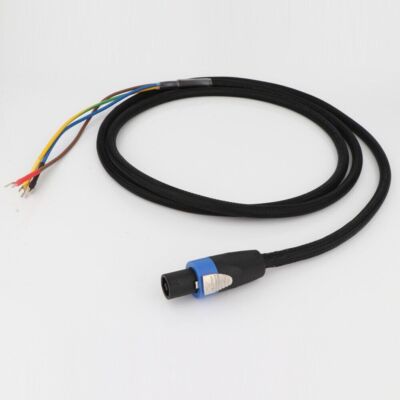 Subwoofer cable Sub Speaker Cable Speakon to 3 Wire Spade for REL/MJ Acoustics