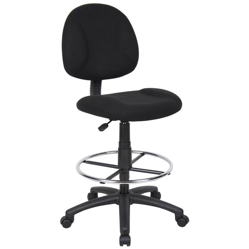 With Double Wheel Casters, Black
