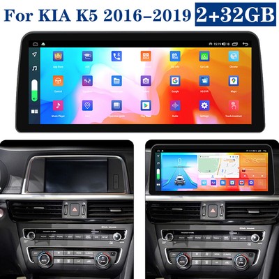 For KIA K5 16-19 Car Stereo Radio GPS NAVI 12.3'' Android 10 Support For Carplay
