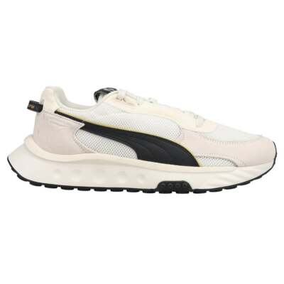 

Мужские кроссовки Puma Nmj X Wild Rider Lace Up Off White Повседневная обувь 385047-01, Puma Nmj X Wild Rider Lace Up