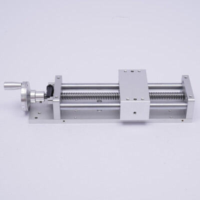 Manual Cross Sliding Table 200MM Linear Rail Slide Stage Actuator Table CNC Mill