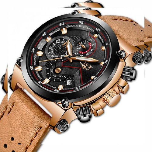 lige men's fashion quartz watch
