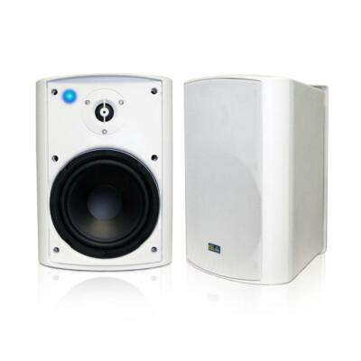 BT Blast Speaker 6.50 In Bluetooth Wireless Indoor Outdoor Water Resistant White